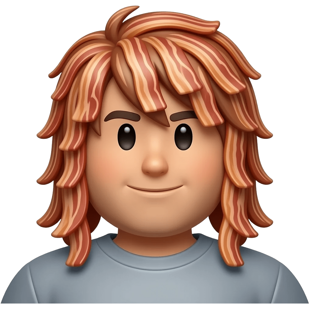 Roblox Bacon Hair Emoji AI Emoji Generator