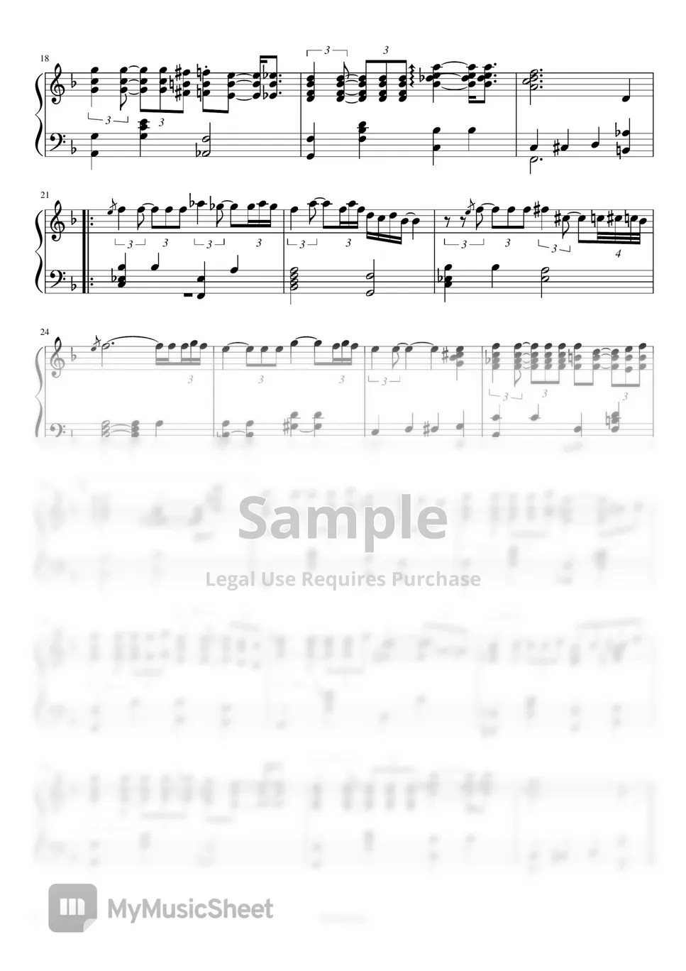 Duke Jordan - Everything Happens to Me (Lofi Jazz piano) Sheet Music by  Shinae kim