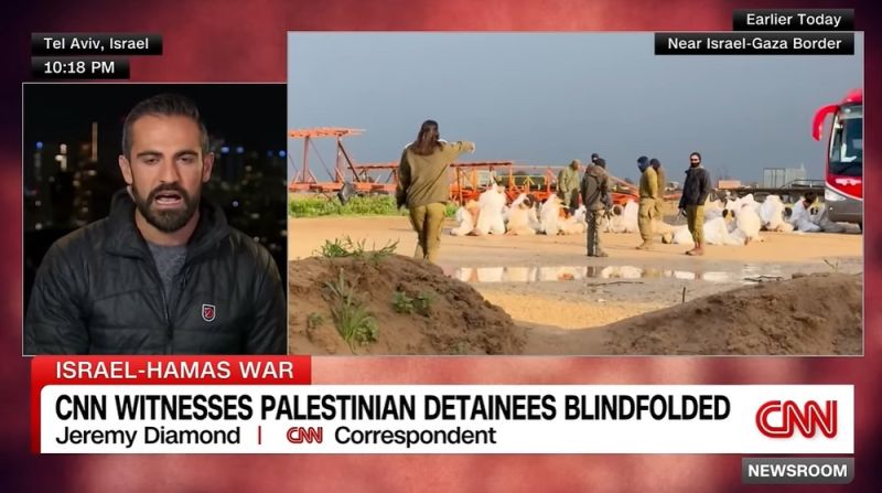 Cnn Video Shows Palestinian Detainees Blindfolded And Barefoot In - Best Gradient Arts in HD