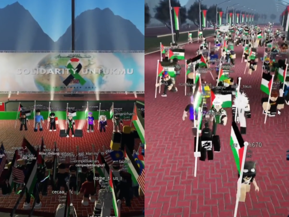 Virtual Solidarity With Palestine On Online Platform Roblox Was 158431 