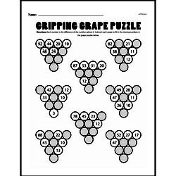 fourth grade subtraction worksheets two digit subtraction edhelpercom