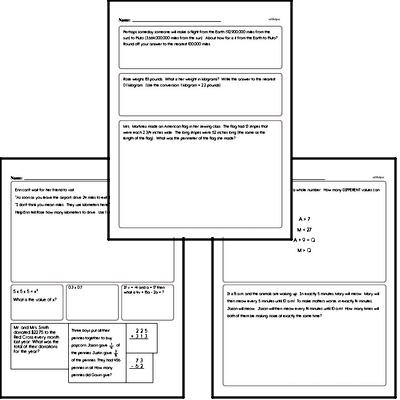 Help students practice calculating fractions and percentages with these math worksheets for seventh graders. Sixth Grade Measurement Worksheets Units Of Measurement Edhelper Com