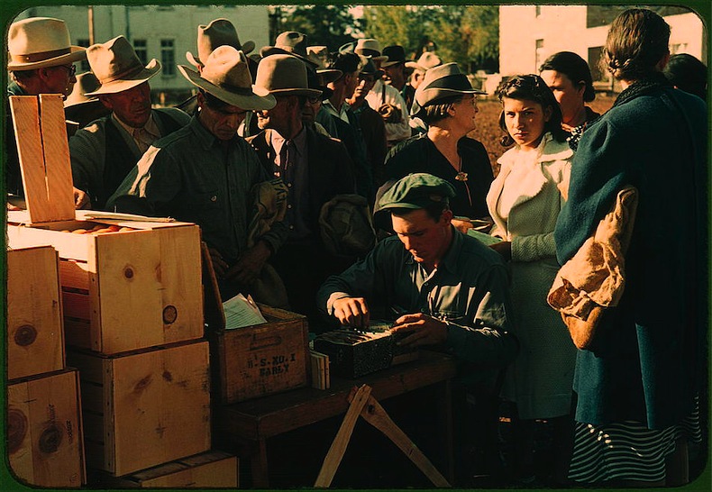 Distributing surplus commodities