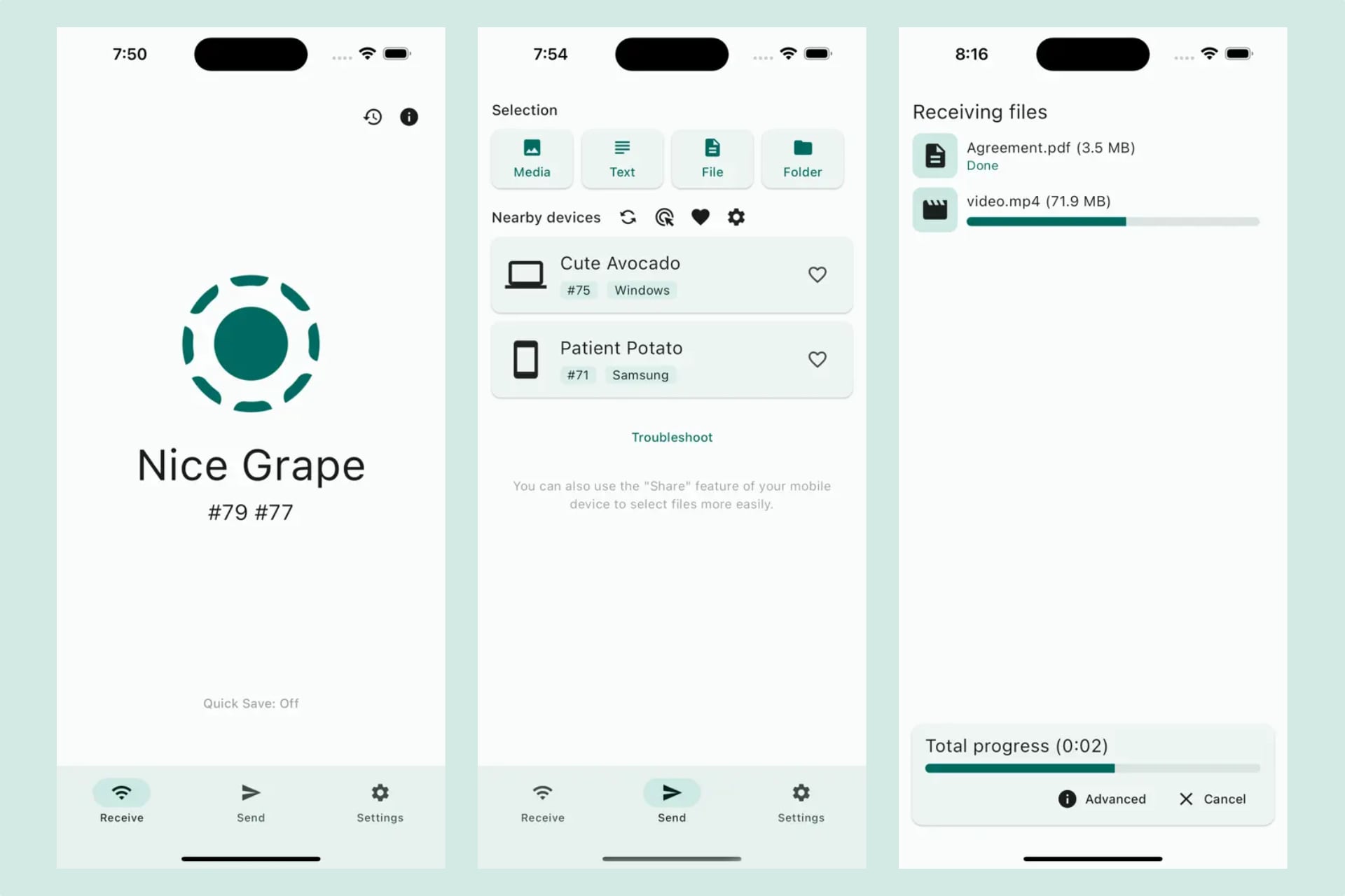 Compartir archivos entre dispositivos, gratis y sin cables con LocalSend