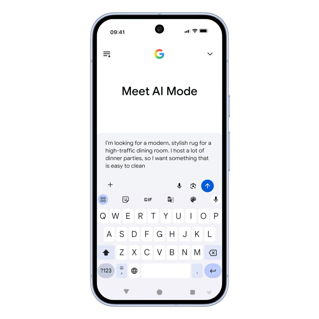 Compras en el Modo IA con Gemini