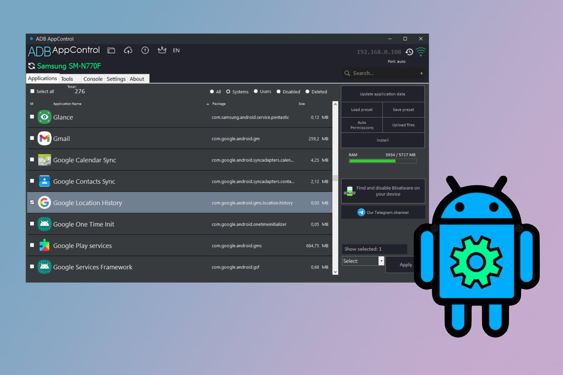 Esta es la app profesional que uso para eliminar aplicaciones molestas y para tomar el control de Android