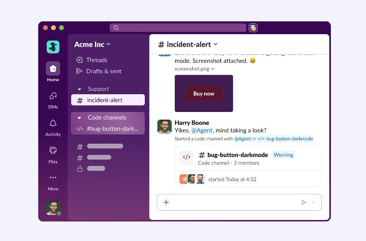 Slack Code