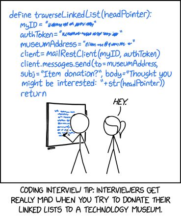 Xkcd Linked List Interview Problem - Sunset Pictures - Elegant HD Collection