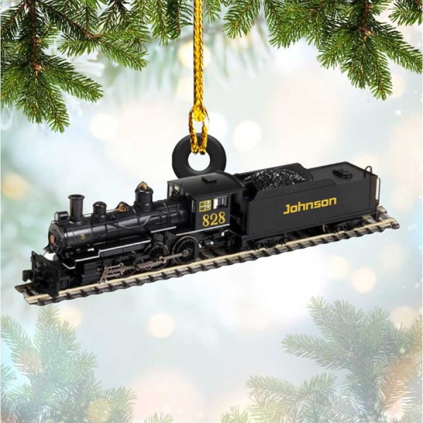 Personalized Railroader Ornament Custom Shaped Acrylic Ornament for Railroader Personalized Railroader Ornament Custom Shaped Acrylic Ornament for Railroader