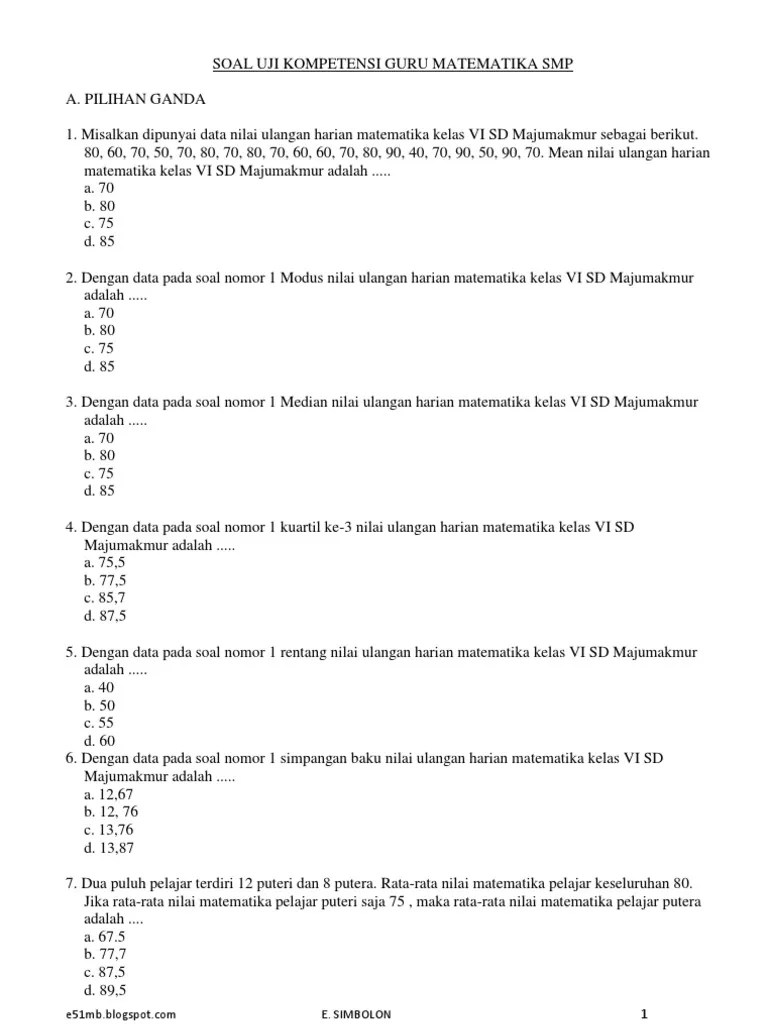 1, soal ukg matematika sma, matematika sma, view. Soal Ukg Matematika Pdf