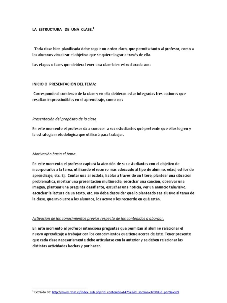 La Estructura De Una Clase | PDF