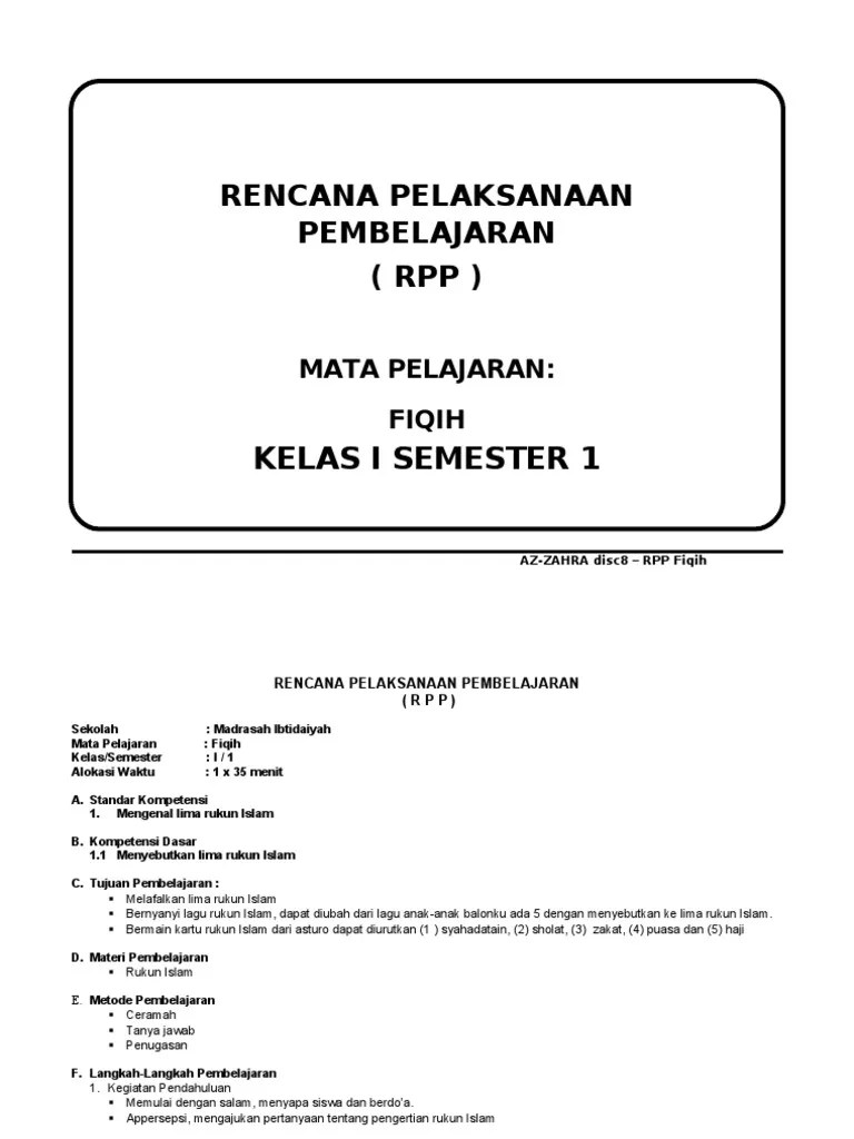 Bimbinganislam.com sabtu, 16 shafar 1437 h / 28 november 2015 m materi tematik ustadz erwandi tarmizi, ma ceramah singkat | fikih . Rpp Fiqih Kelas 1 Pdf