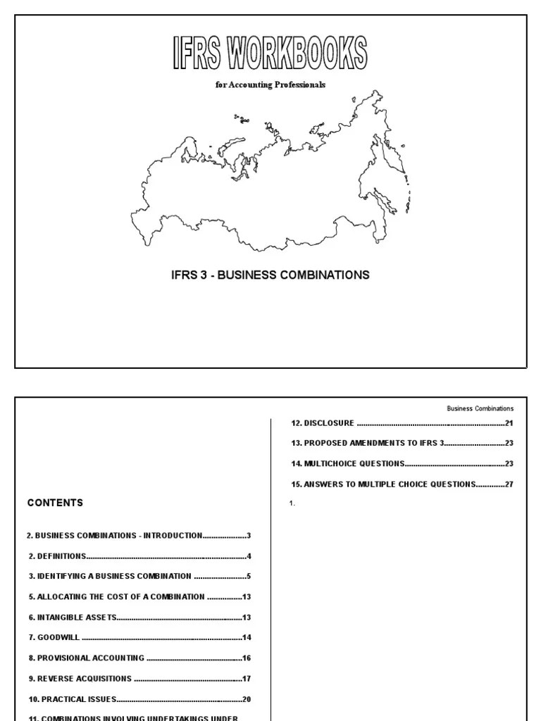 International Financial Reporting Standard 3 | PDF | Goodwill ...