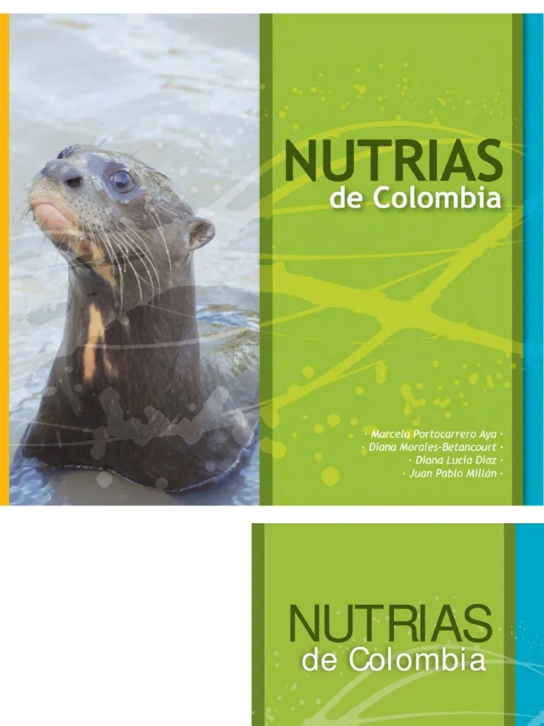 Cartilla Nutrias De Colombia | PDF | Nutria | Mascota