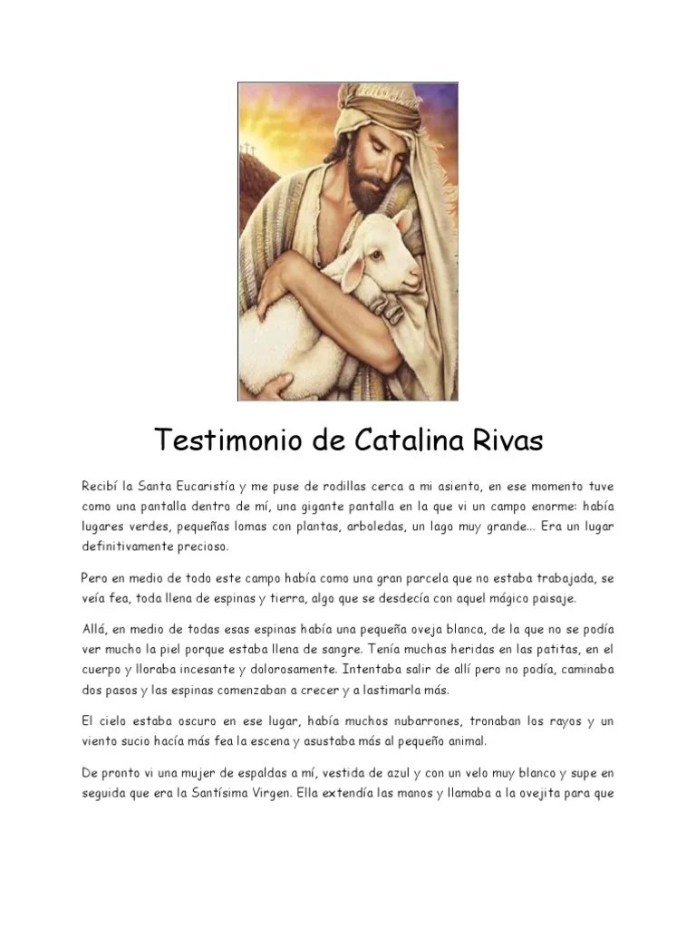 Testimonio De Catalina Rivas | PDF | Jesús