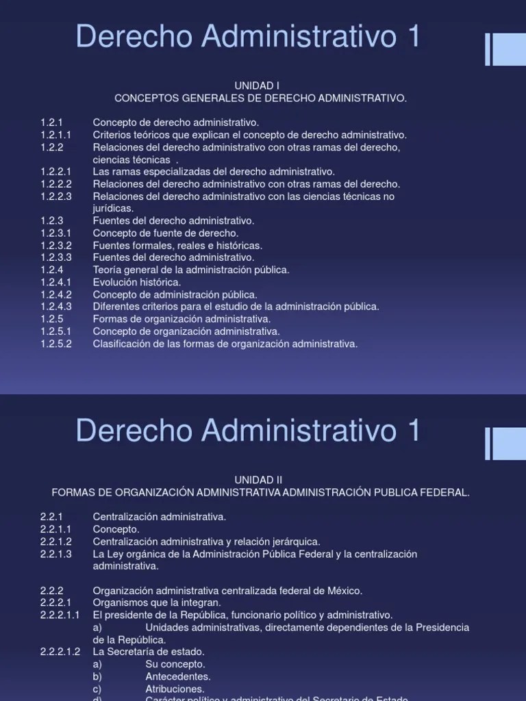 Derecho Administrativo | PDF | Ley Administrativa | Administración Pública