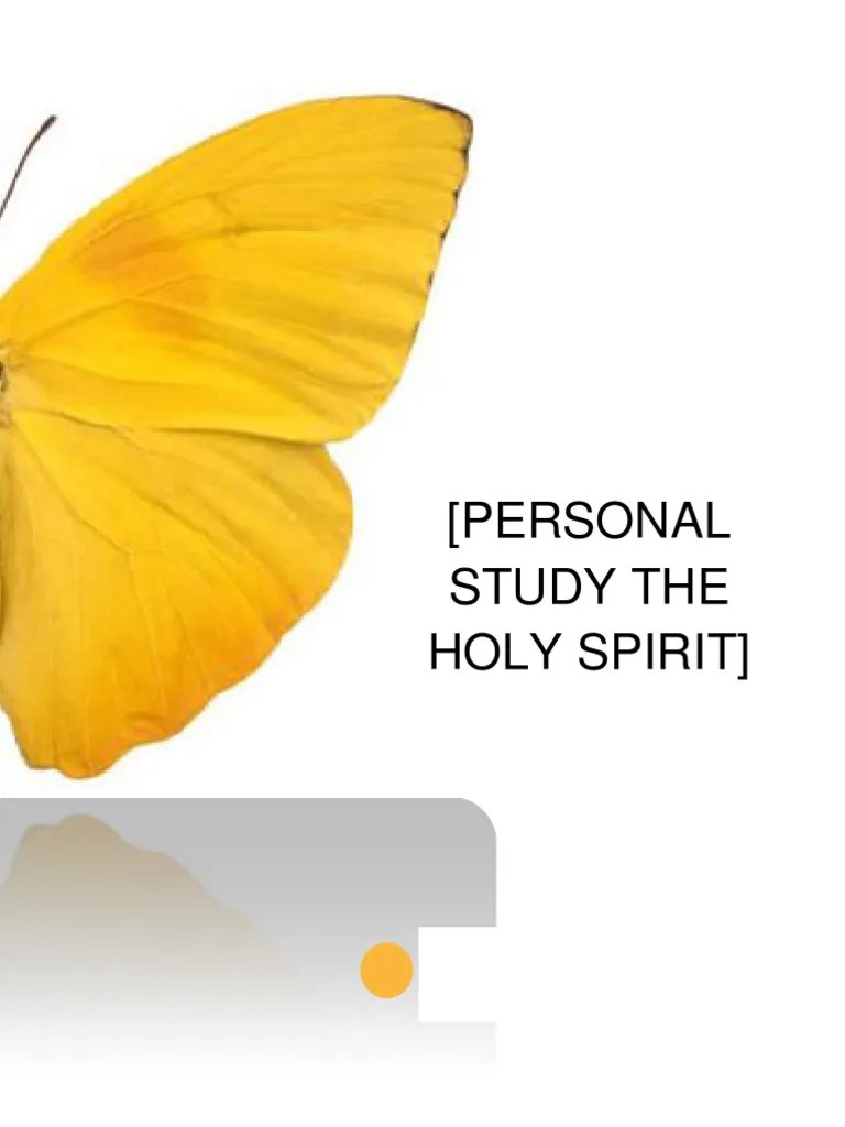 The Holy Spirit | PDF | Baptism With The Holy Spirit | Trinity