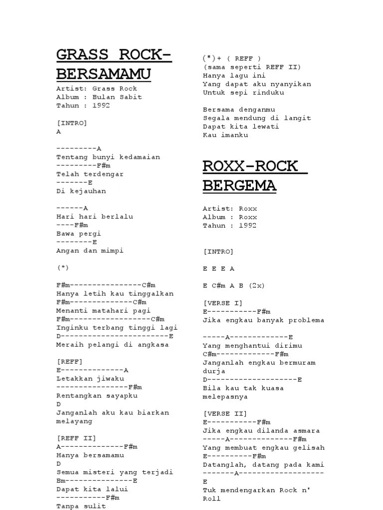 Walau kutahu kau sudah ada yang punya. Lirik Lagu Rock Pdf