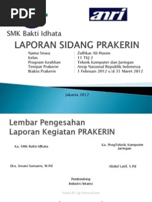 Contoh laporan pkl busana butik. Contoh Presentasi Laporan Prakerin Dengan Power Point Barisan Contoh