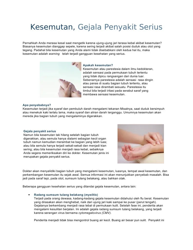 Kesemutan | PDF