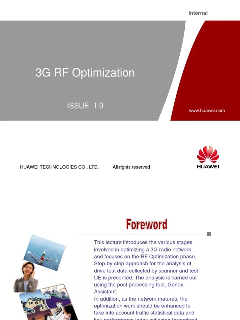 3G RF Optimization | PDF | Mathematical Optimization | Antenna (Radio)