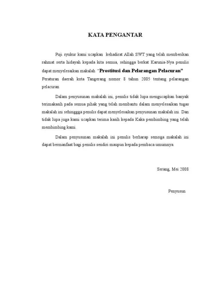 Contoh Kata Pengantar Sebuah Laporan The Exceptionals Cute766