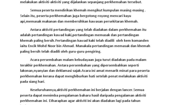 Lawatan sambil belajar ke bangunan parlimen malaysia. Karangan Format Laporan Spm Otosection