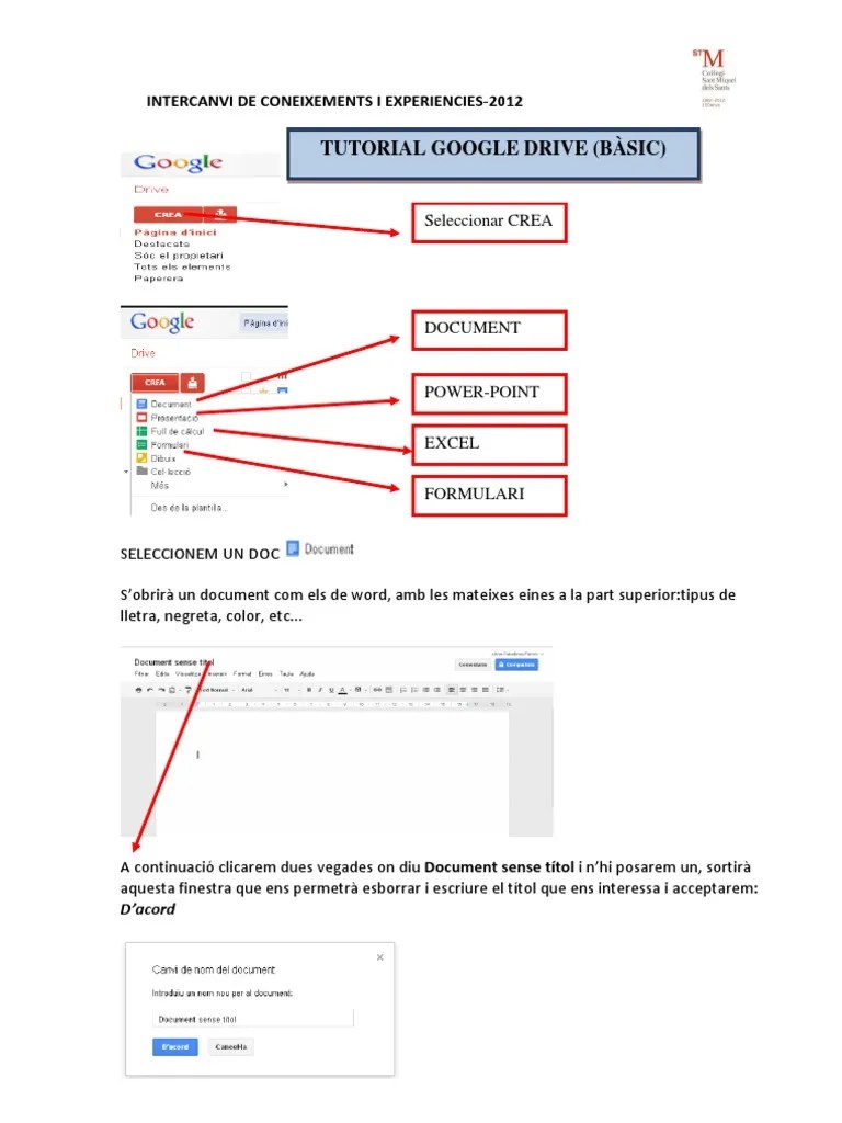 Tutorial Google Docs Bàsic