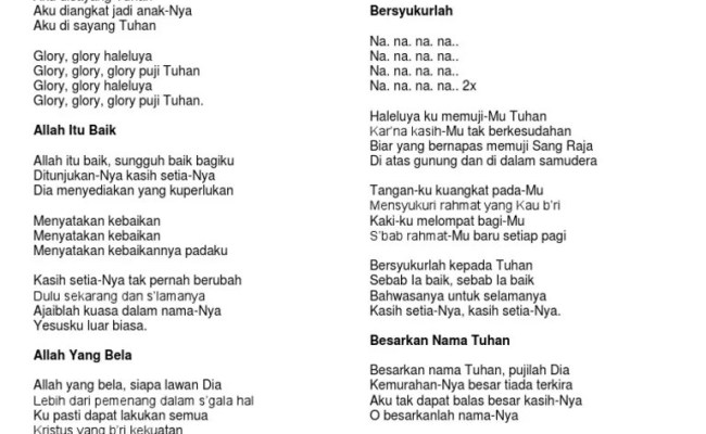 Syalom, selamat membaca serta menyanyikan lirik lagu rohani allah itu baik yang dibawakan oleh welyar kauntu. Lirik Lagu Allah Itu Baik Englshcin Dubai Khalifa