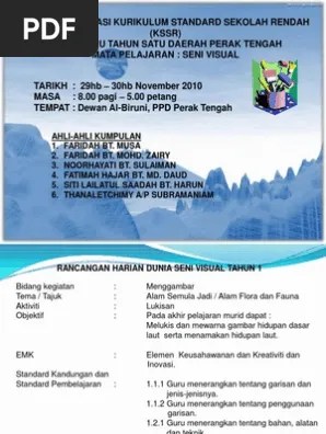 Lukisan hidupan laut sekolah rendah. Menggambar 2 Pdf