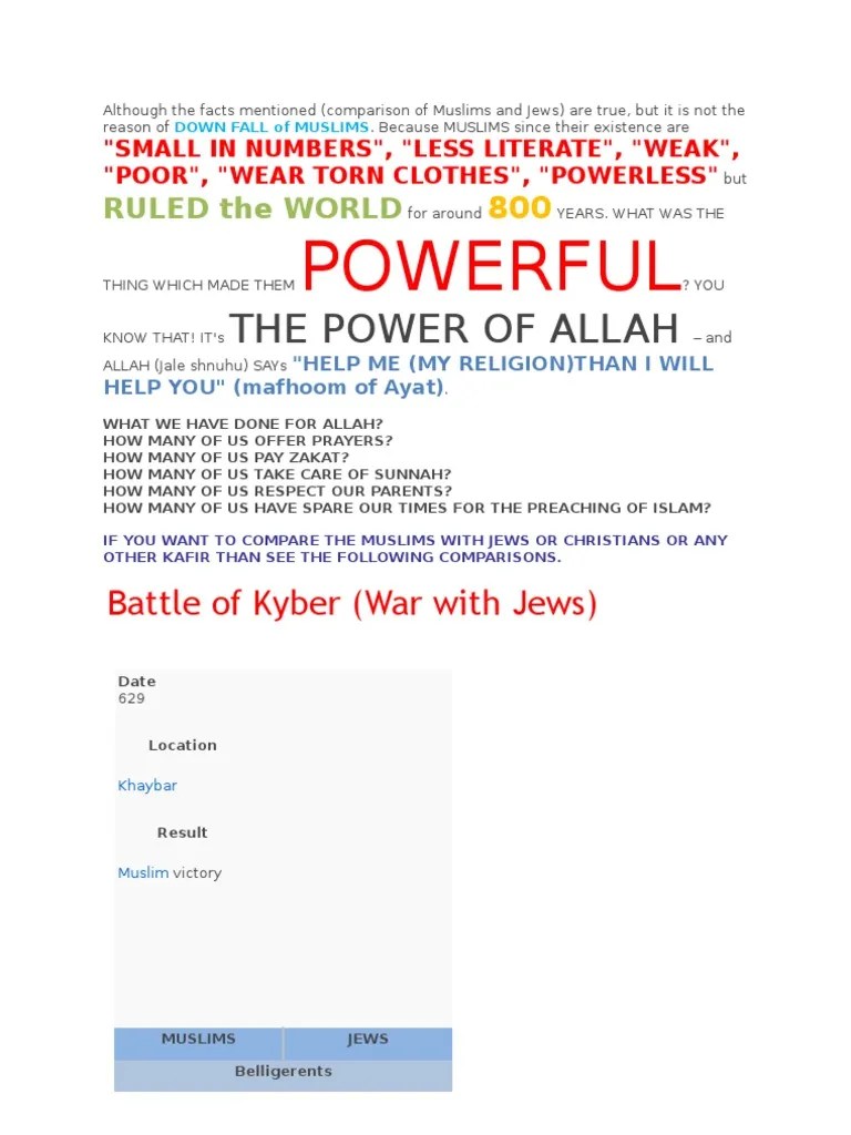 Some Eye Opening Facts | PDF | Medina | Life Of Muhammad