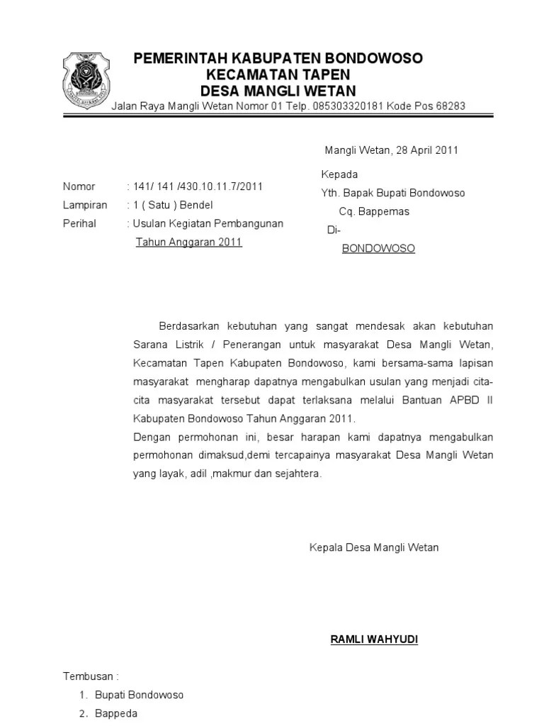 Contoh surat permohonan izin hampir sama dengan contoh surat izin, akan tetapi jika surat permohonan izin ini biasanya digunakan untuk izin menggunakan suatu fasilitas atau tempat untuk suatu kegiatan. Contoh Surat Permohonan Perbaikan Jalan Contoh Surat