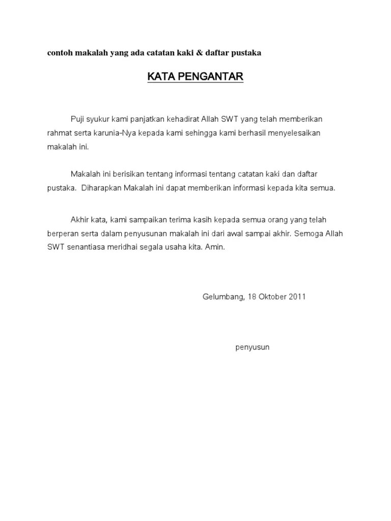 Daftar pustaka adalah suatu daftar yang berisi buku, makalah, jurnal, . 37 Makalah Dengan Catatan Kaki Pdf Ideas In 2021 Makalah