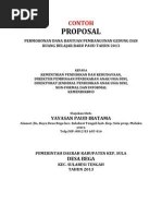 Sebagai acuan bagi tim penilai dalam menilai proposal yang diajukan oleh pkg paud yang mengajukan bantuan; Contoh Proposal Paud Pdf