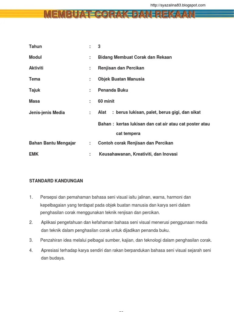 Enable accessibility for visually impaired. Rph Dunia Seni Visual Tahun 3 Kssr Pdf