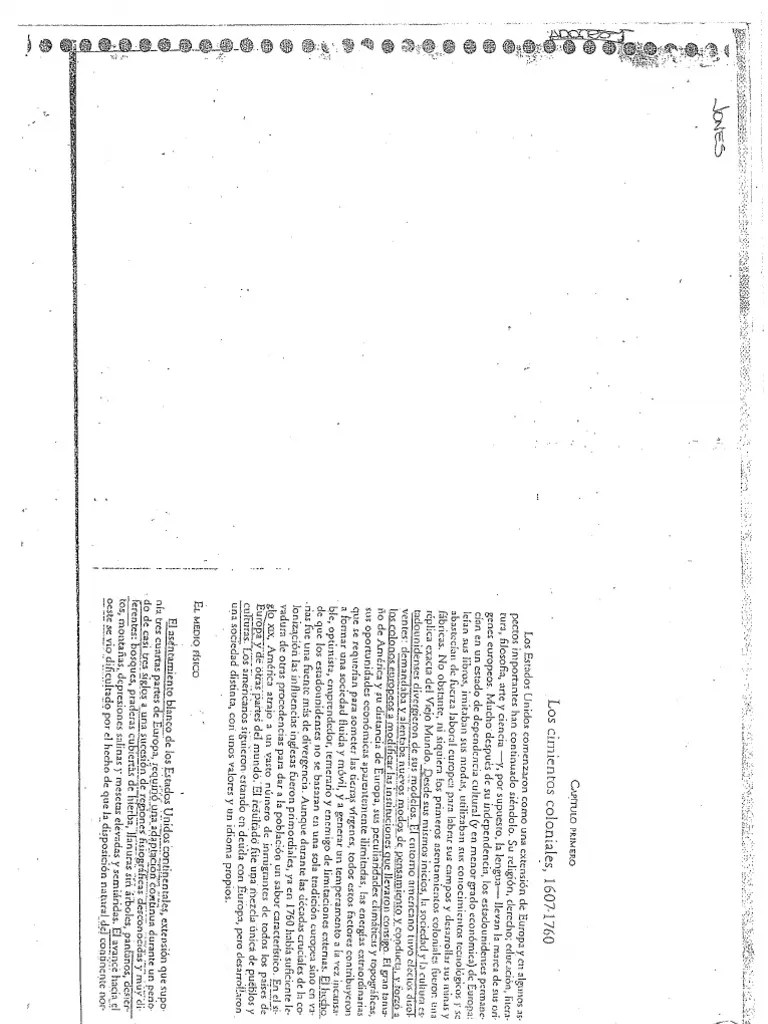 Historia De Los Estados Unidos | PDF