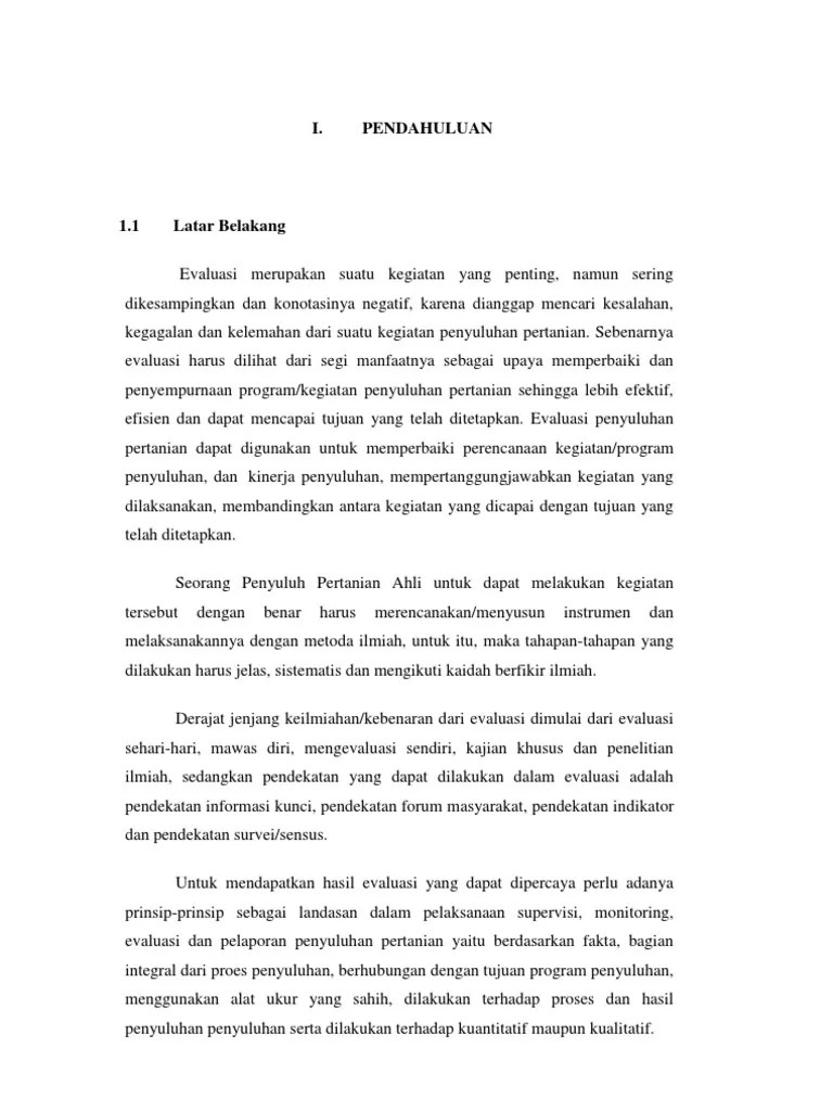 Bahan Evaluasi Pertanian | PDF