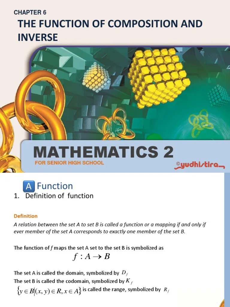 The Function Of Composition And Inverse | PDF | Function (Mathematics ...