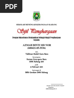 Contoh sijil pelajar cemerlang sekolah. Contoh Sijil Tokoh Murid Paklut