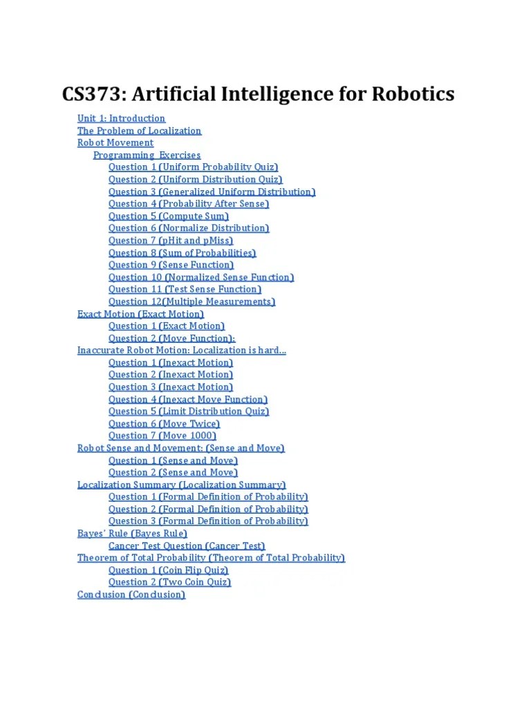 Artificial Intelligence | PDF | Probability Distribution | Function ...