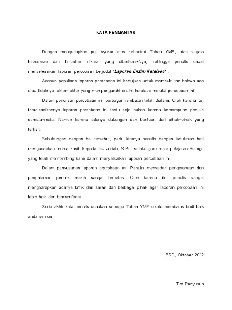 Enzim Katalase - Tika | PDF