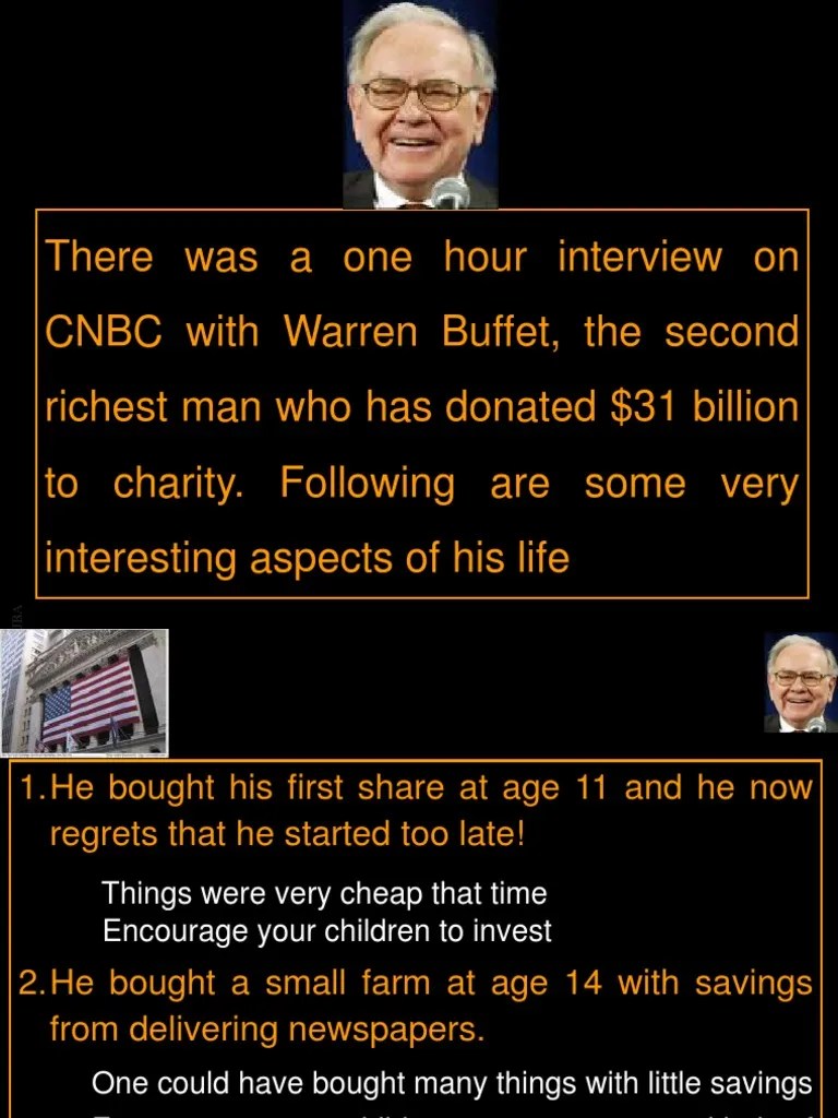 Warren Buffet | PDF | Warren Buffett | Business