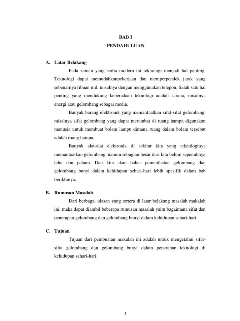 Makalah Gelombang – Belajar