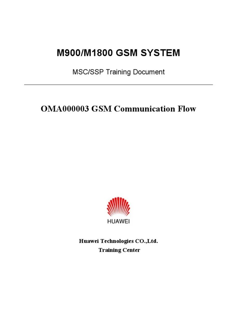 GSM Call Flow | PDF | Radio Resource Management | Mobile Telecommunications