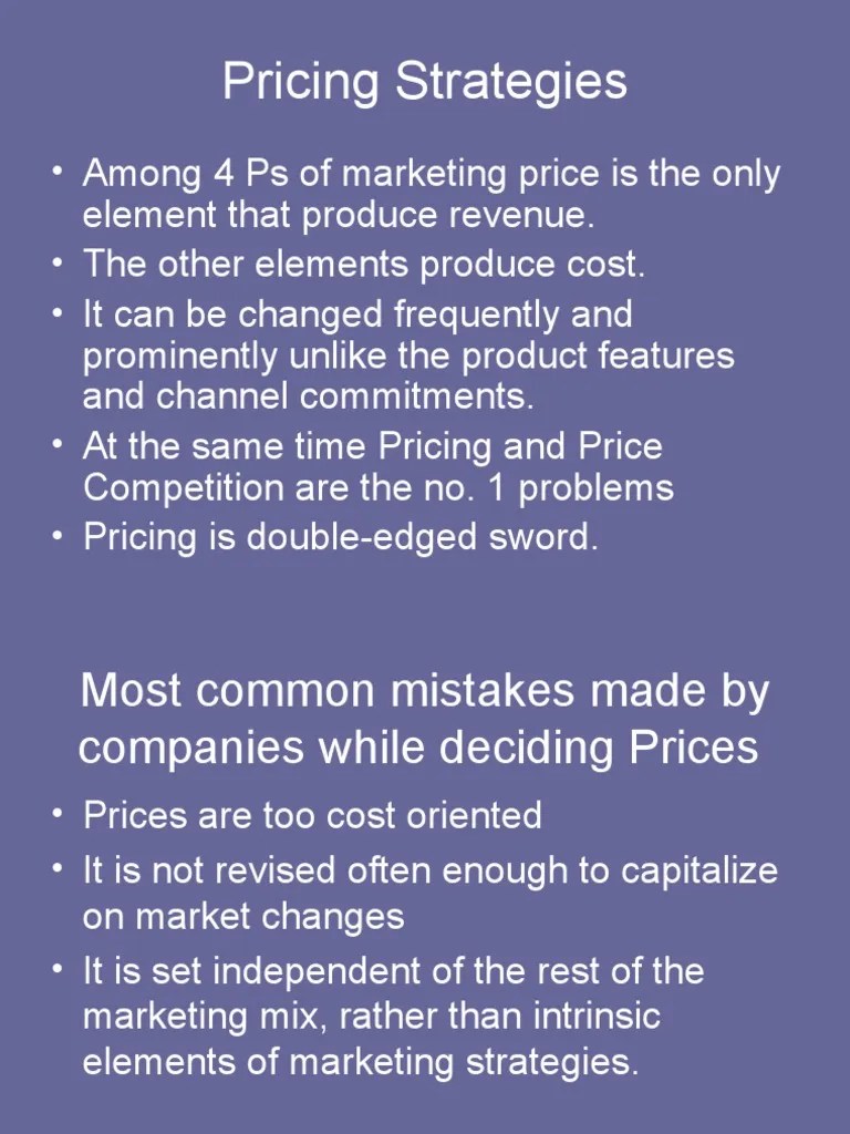 Pricing Strategies | PDF | Pricing | Prices