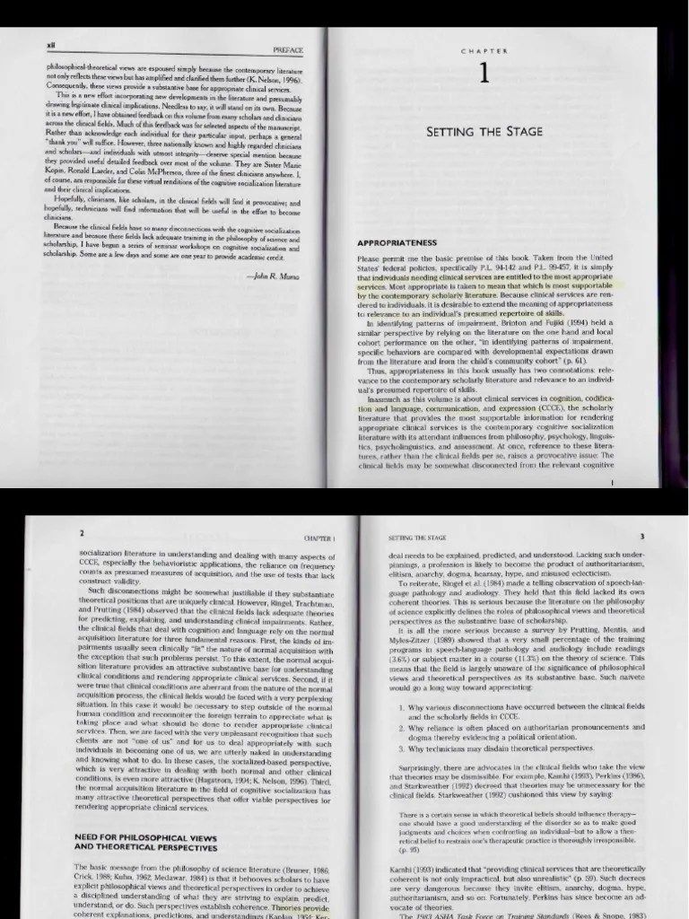 Effective Speech Language Pathology | PDF | Language Acquisition | Mind