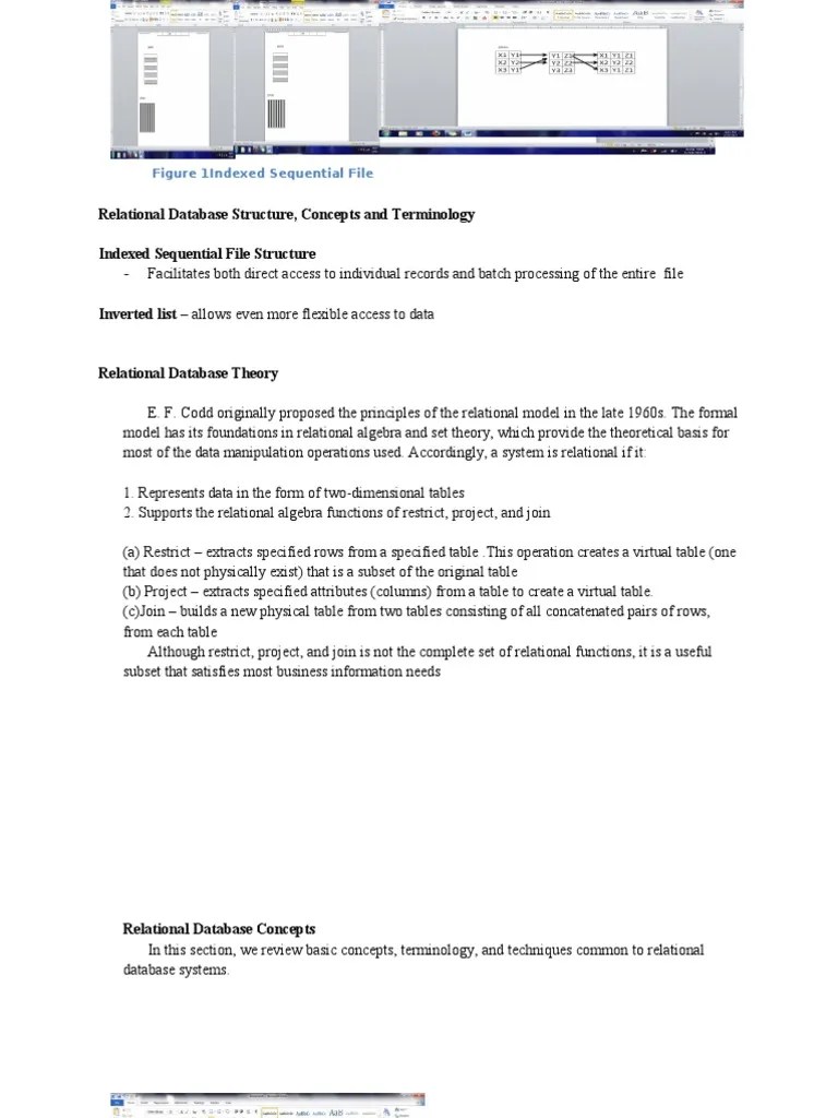 Relational Database Structure | PDF | Relational Database | Conceptual Model