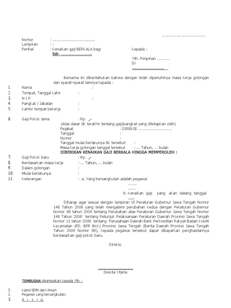Posted on august 5, 2012 by cahyafrance. Contoh Surat Keputusan Struktur Dan Skala Upah - Berbagai ...