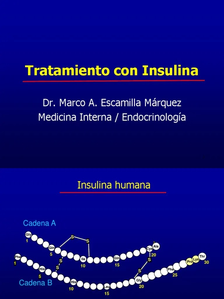 Tratamiento Con Insulina | PDF | Diabetes Mellitus | Hipoglucemia