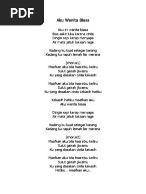 Posted by lirik lagu mania. Lirik Lagu Pdf
